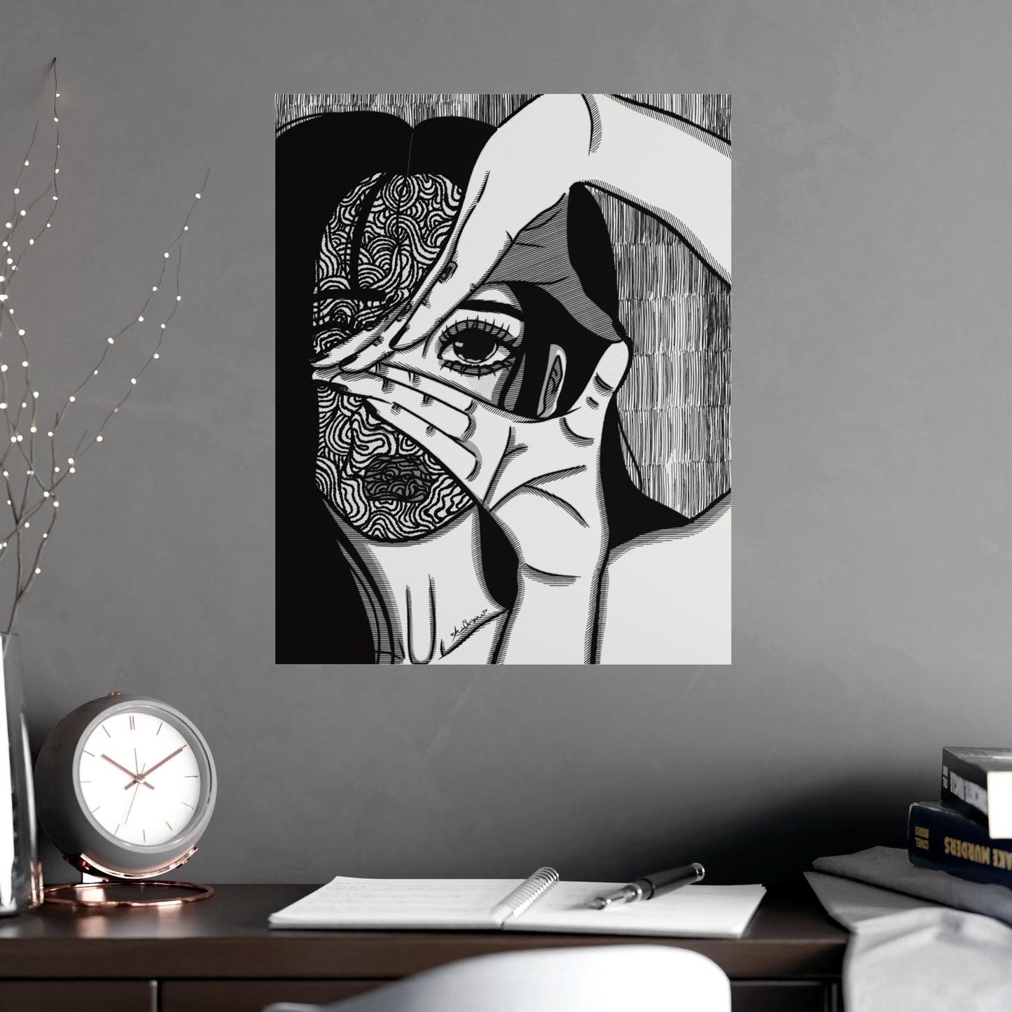 Vertical Matte Poster - Illusions