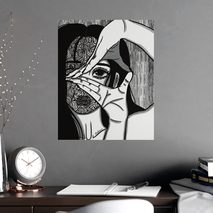 Vertical Matte Poster - Illusions