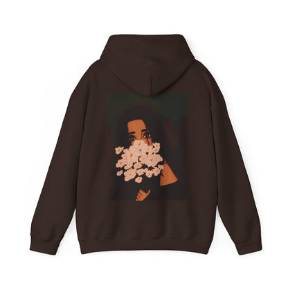 Unisex Heavy Blend™ Hooded Sweatshirt (Flowers)