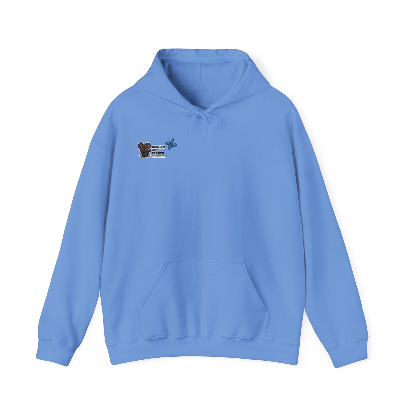 Unisex Heavy Blend™ Hooded Sweatshirt (Blue Butterfly)