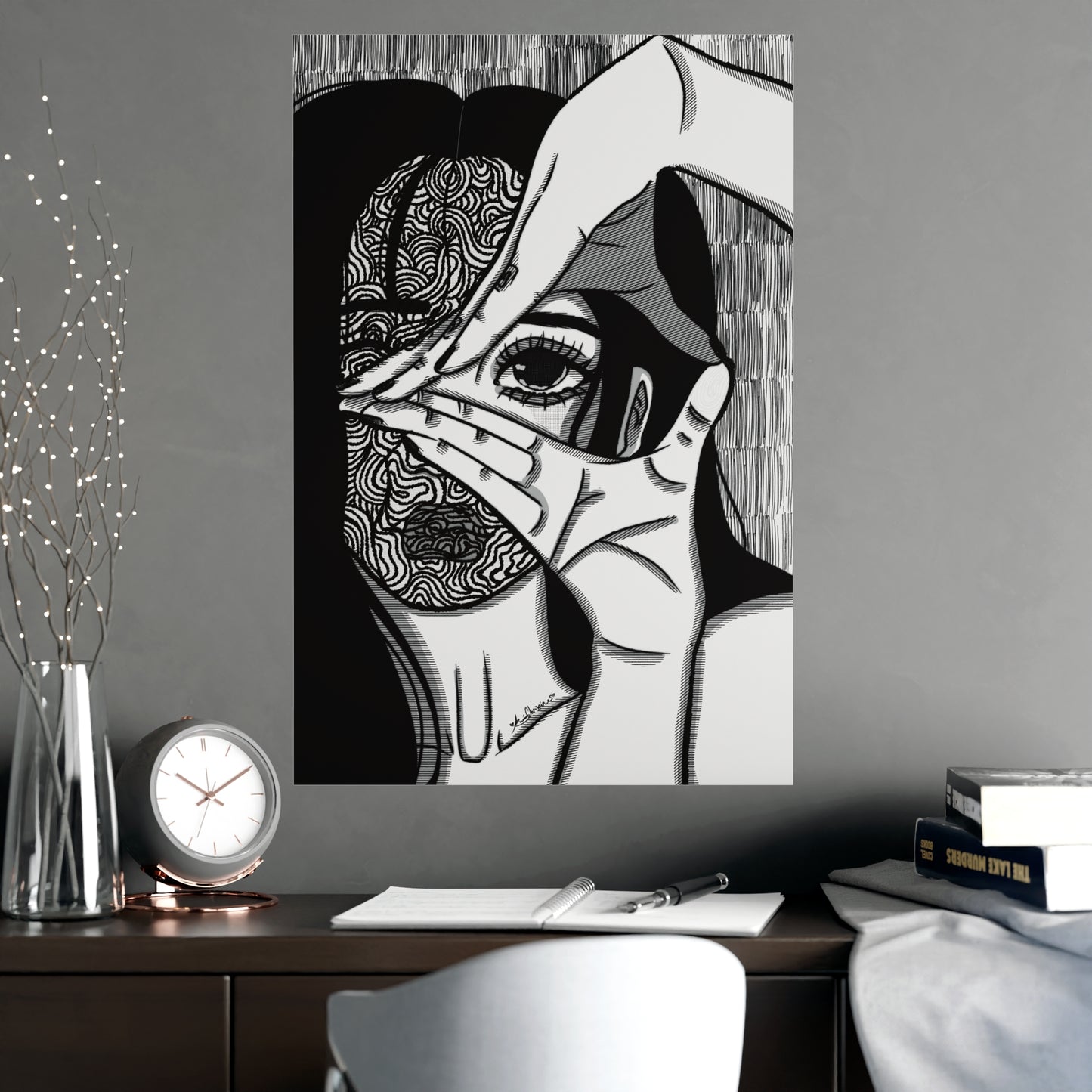 Vertical Matte Poster - Illusions