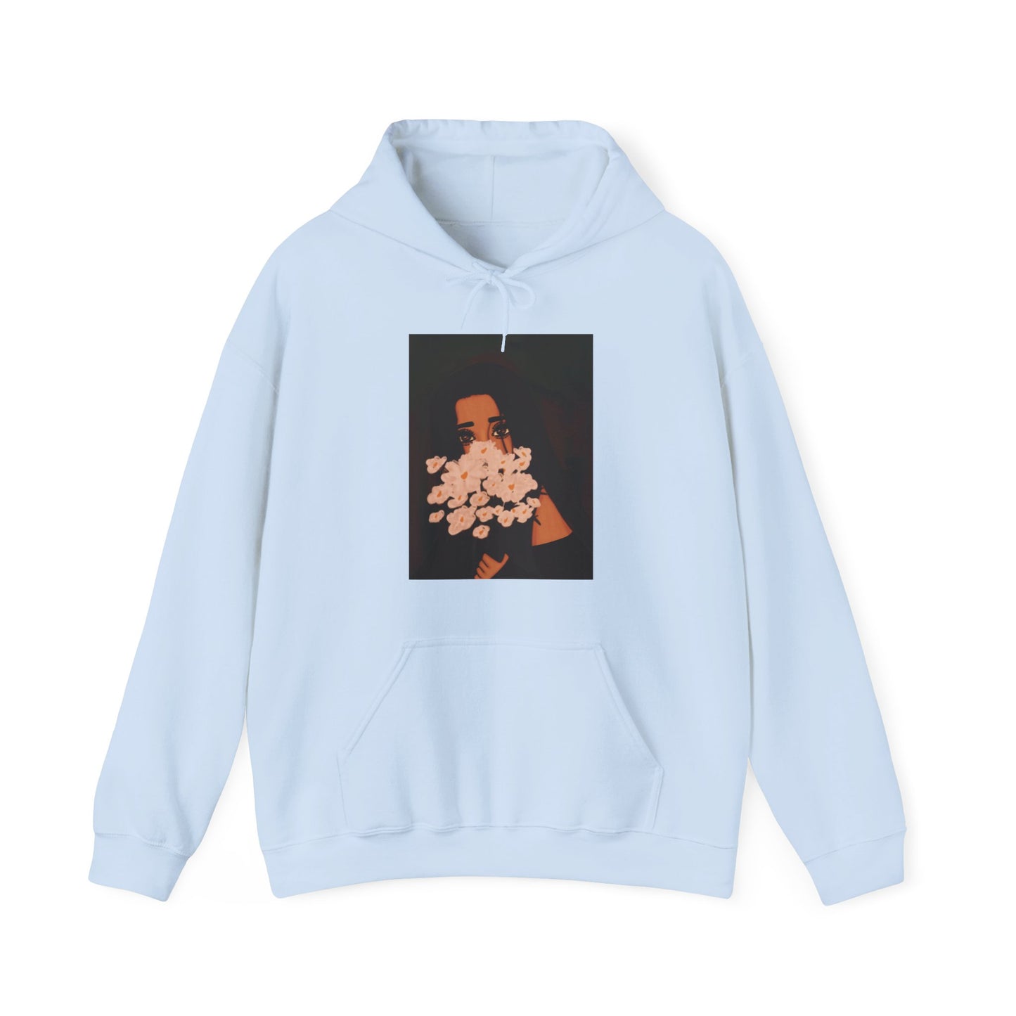 Unisex Heavy Blend™ Hooded Sweatshirt (Flowers V2)