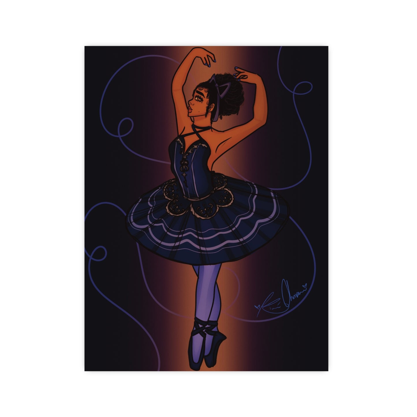 Vertical Matte Poster - Ballerina