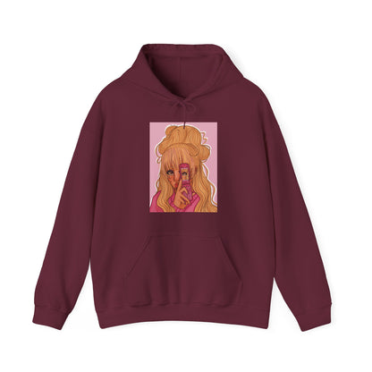 Unisex Heavy Blend™ Hooded Sweatshirt (Pink 90’s Girl V2)