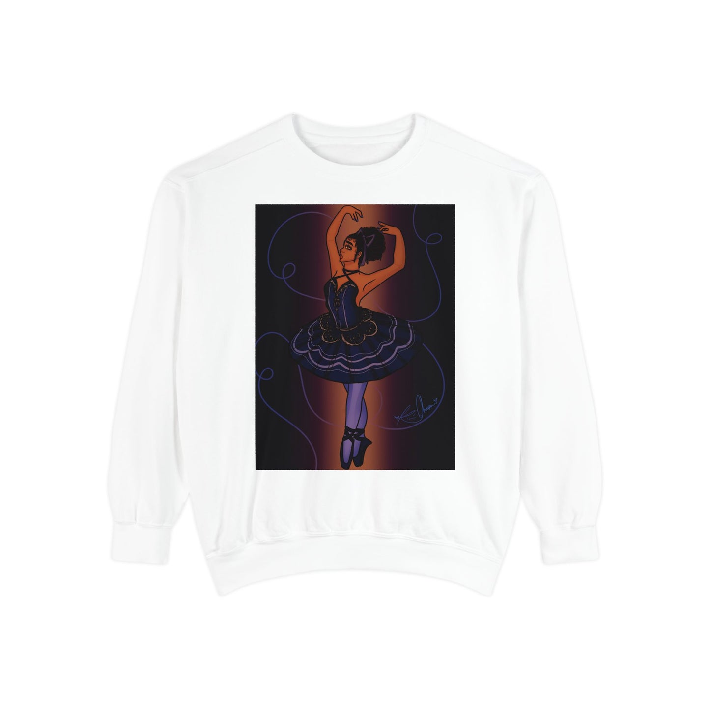 Unisex Garment-Dyed Sweatshirt (Ballerina)