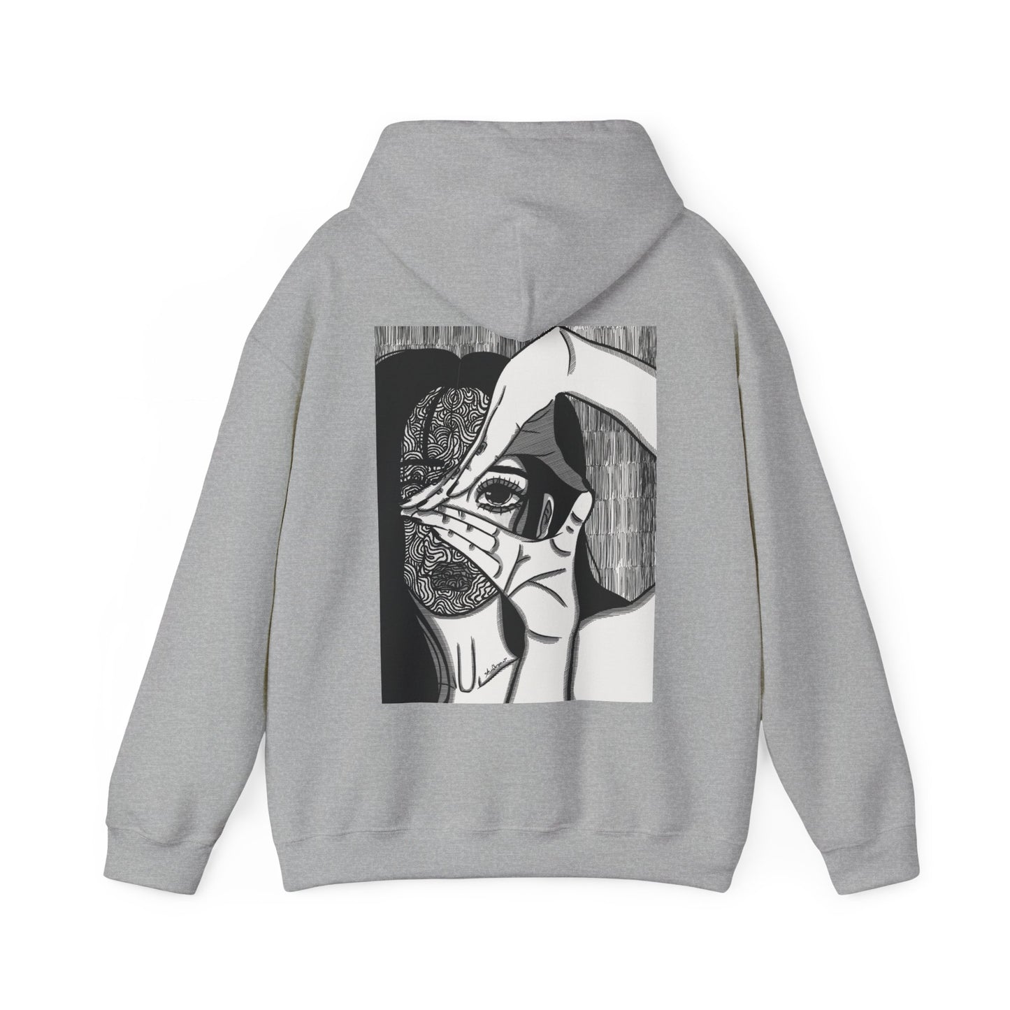 Unisex Heavy Blend™ Hooded Sweatshirt (Illusions)