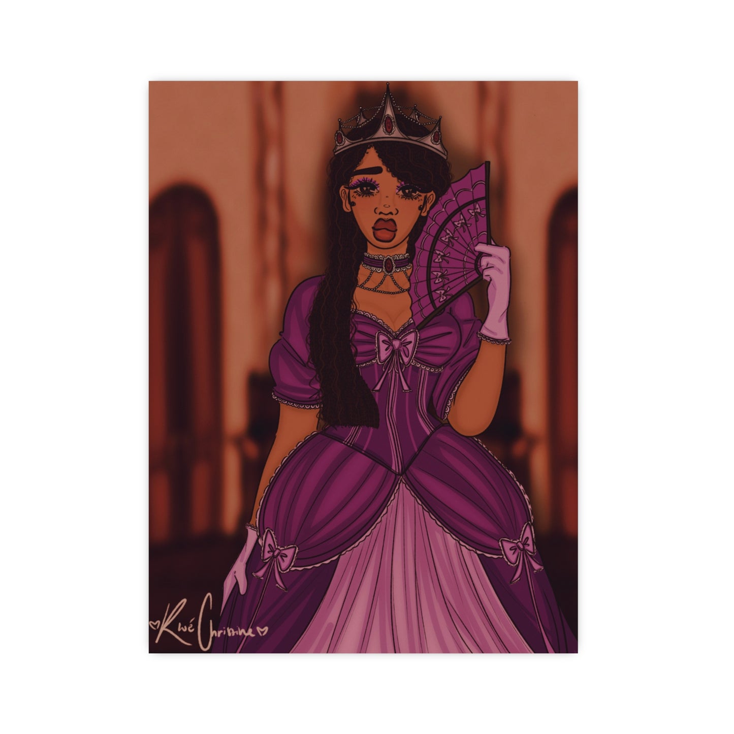 Vertical Matte Poster - Princess