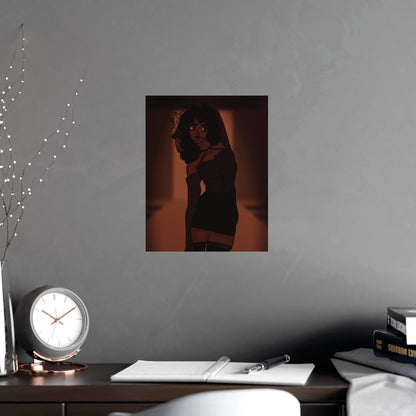 Vertical Matte Poster - Model