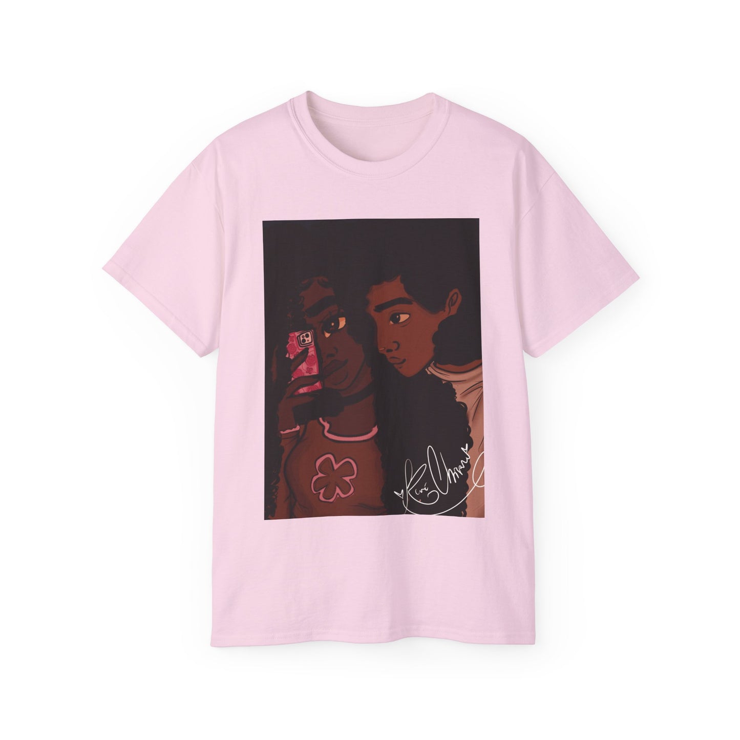 Unisex Ultra Cotton Tee (Black Love)