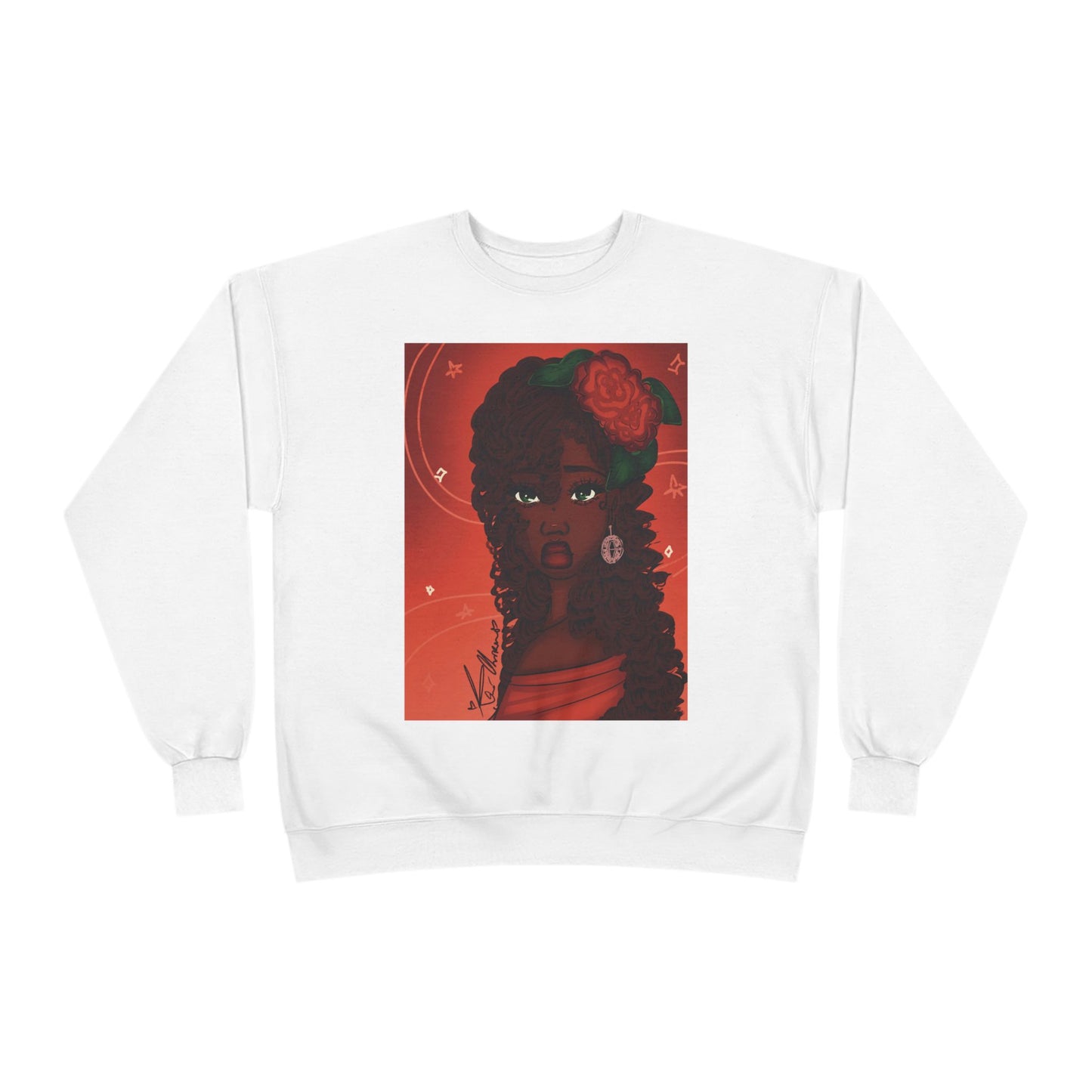 Unisex EcoSmart® Crewneck Sweatshirt (Rose)