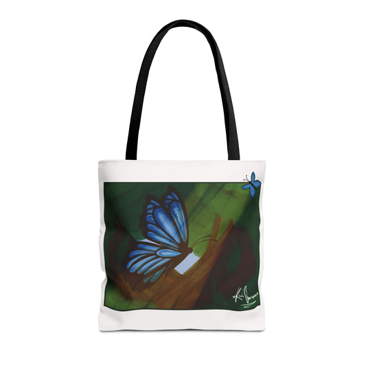 Tote Bag (Blue Butterfly)