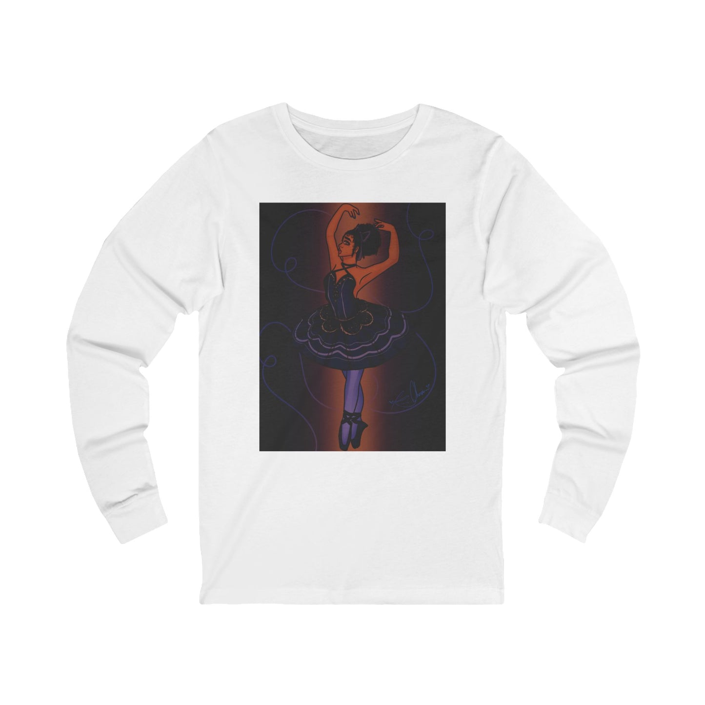 Unisex Jersey Long Sleeve Tee (Ballerina)