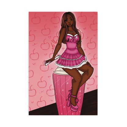 Vertical Matte Poster - Milkshake