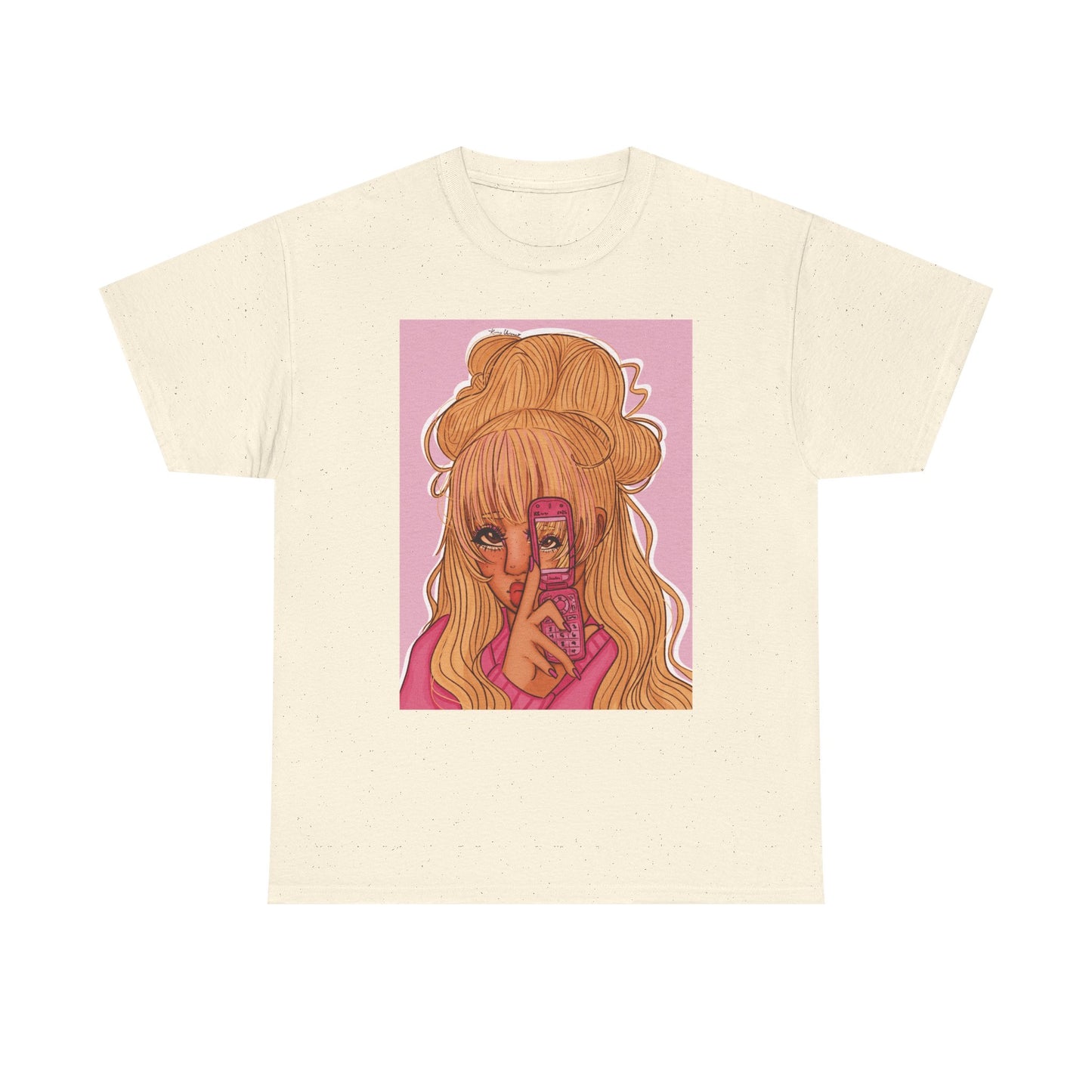Unisex Heavy Cotton Tee (Pink 90’s Girl)