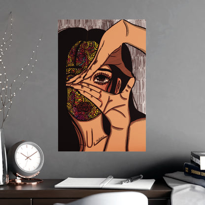 Vertical Matte Poster - Illusions [color]