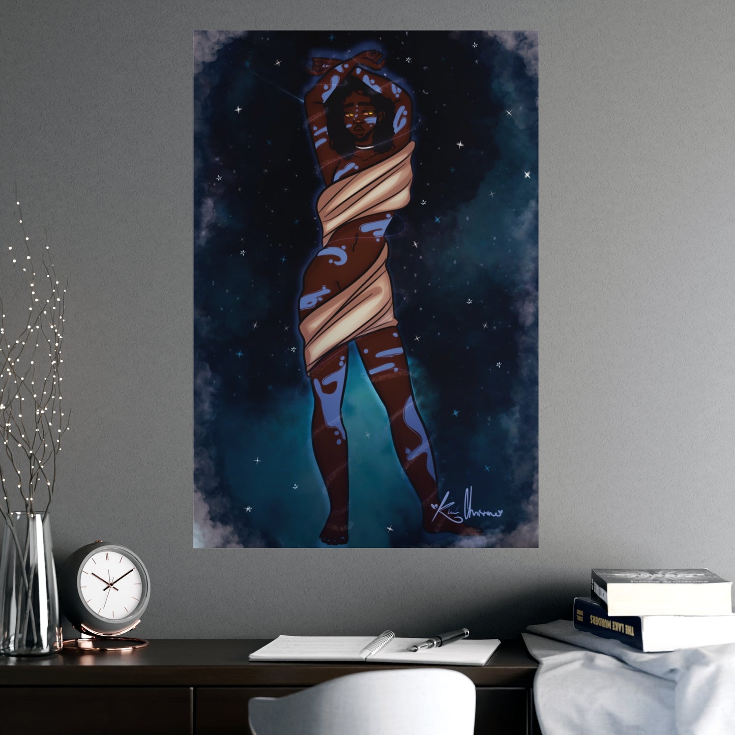 Vertical Matte Poster - Space