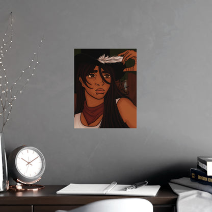 Vertical Matte Poster - Cowboy