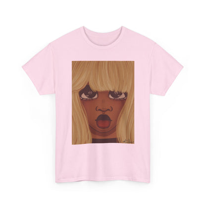 Unisex Heavy Cotton Tee (Heart Eyes)