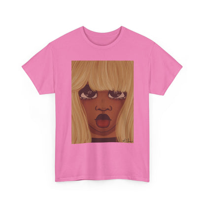 Unisex Heavy Cotton Tee (Heart Eyes)