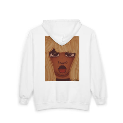 Unisex Zip Up Sweatshirt - Heart Eyes