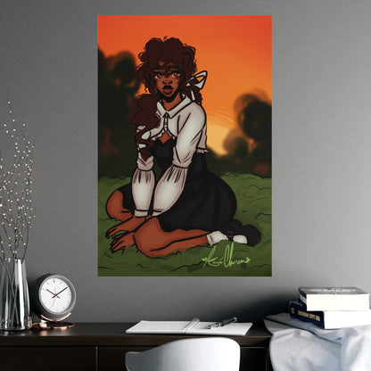 Vertical Matte Poster - Sunset