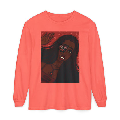 Unisex Garment-dyed Long Sleeve T-Shirt (Transformation)