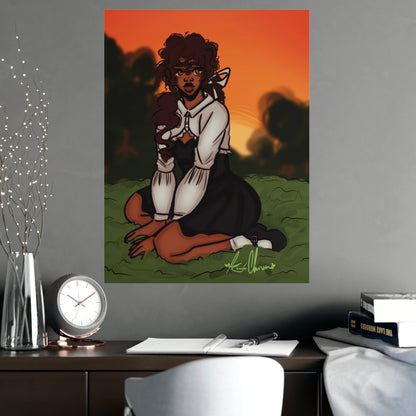 Vertical Matte Poster - Sunset