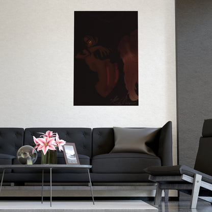 Vertical Matte Poster - Wounded Angel