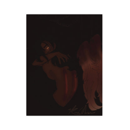 Vertical Matte Poster - Wounded Angel