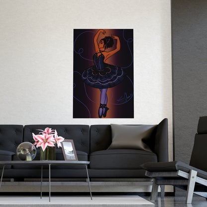 Vertical Matte Poster - Ballerina