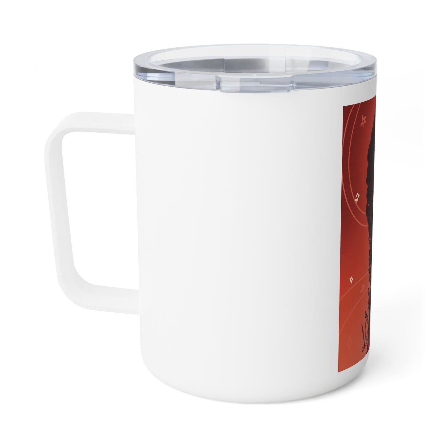 Insulated Coffee Mug, 10oz - Rose