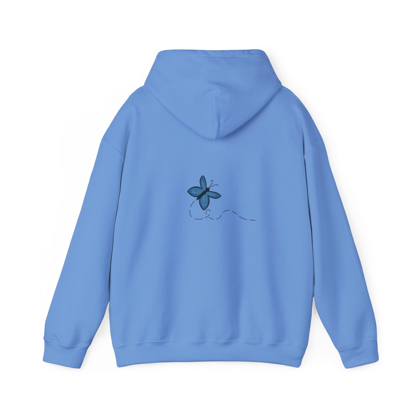 Unisex Heavy Blend™ Hooded Sweatshirt (Blue Butterfly V2)