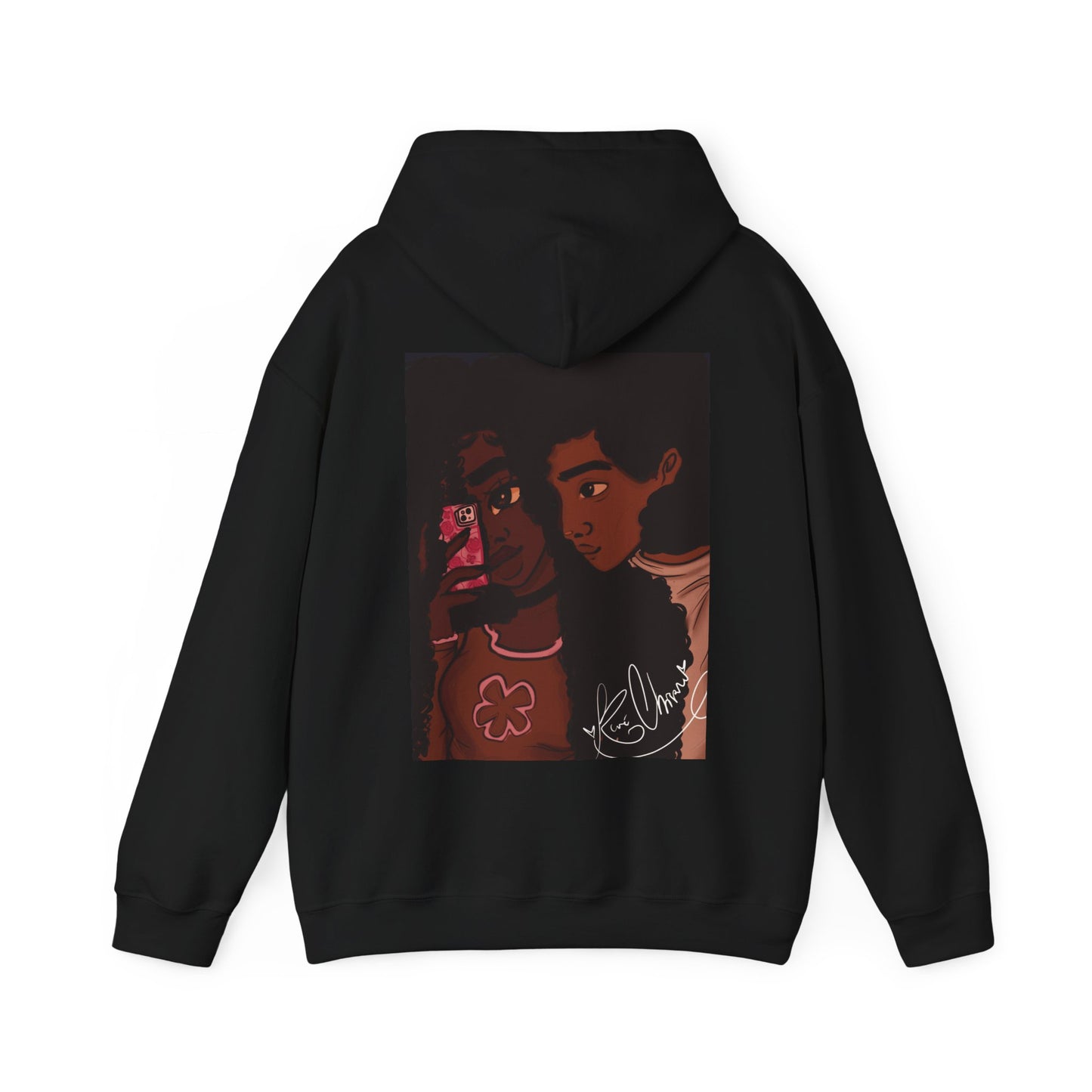 Unisex Heavy Blend™ Hooded Sweatshirt (Black Love)