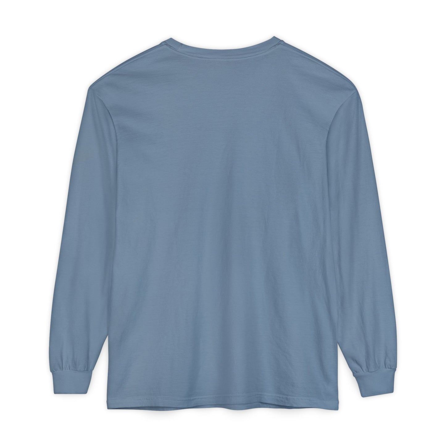 Unisex Garment-dyed Long Sleeve T-Shirt (Coffee)