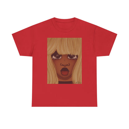 Unisex Heavy Cotton Tee (Heart Eyes)