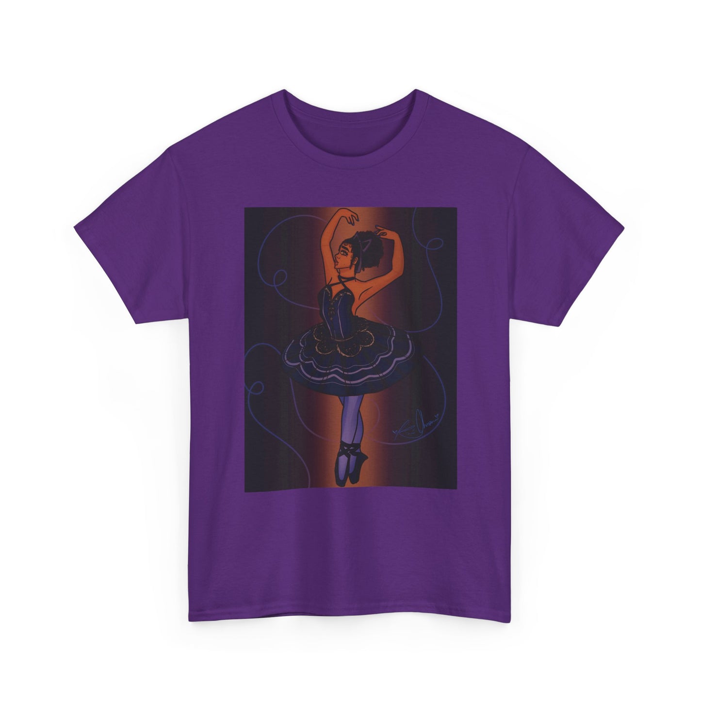 Unisex Heavy Cotton Tee (Ballerina)