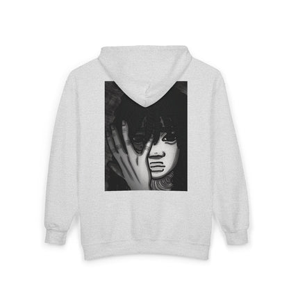 Unisex Zip Up Sweatshirt - Fear