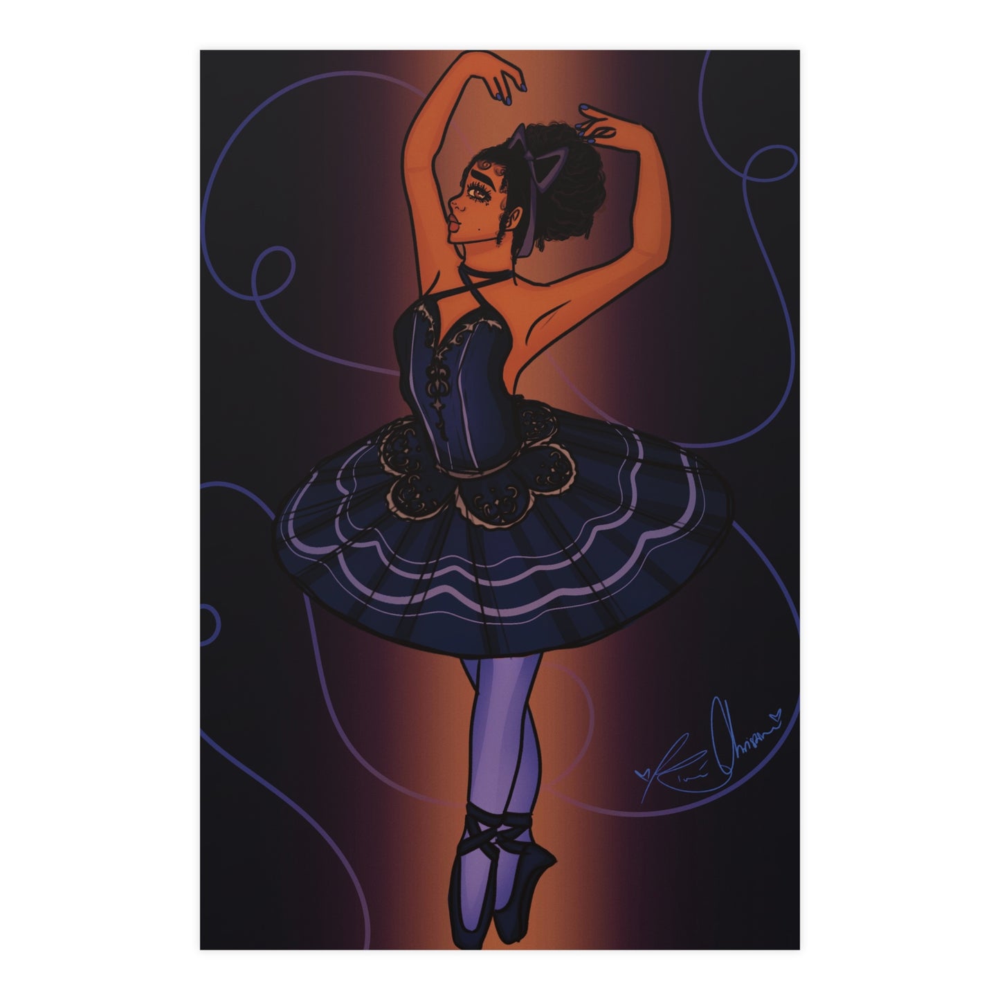 Vertical Matte Poster - Ballerina