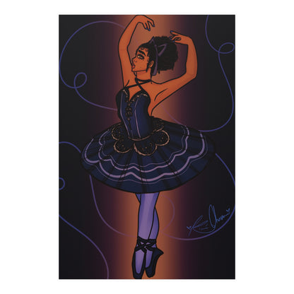 Vertical Matte Poster - Ballerina