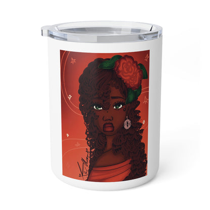 Insulated Coffee Mug, 10oz - Rose