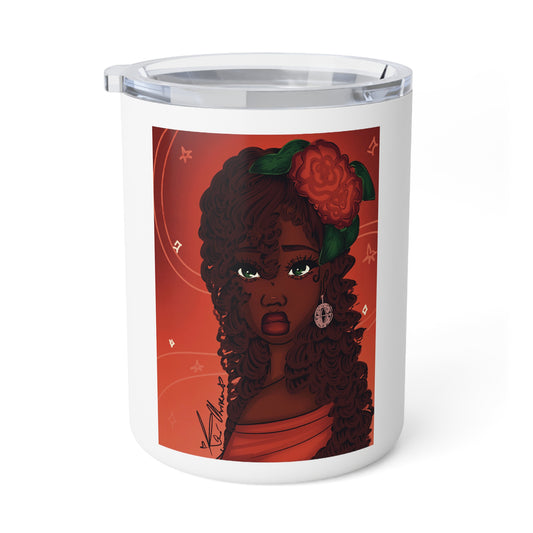 Insulated Coffee Mug, 10oz - Rose