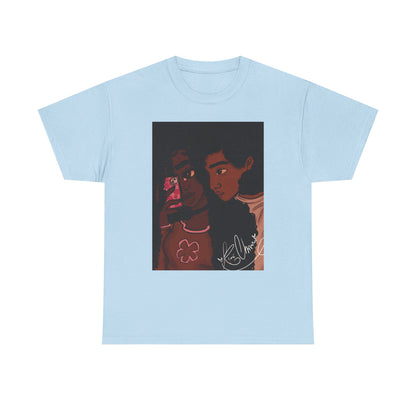 Unisex Heavy Cotton Tee (Black Love)