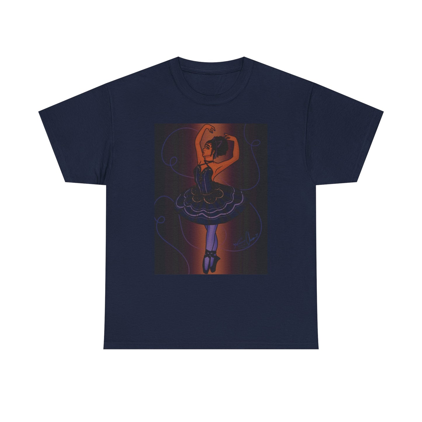 Unisex Heavy Cotton Tee (Ballerina)