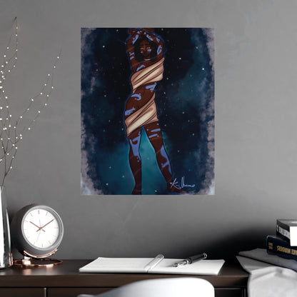 Vertical Matte Poster - Space