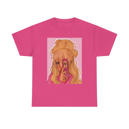 Unisex Heavy Cotton Tee (Pink 90’s Girl)