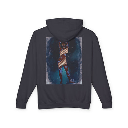 Unisex Lightweight Hooded Sweatshirt (Space)