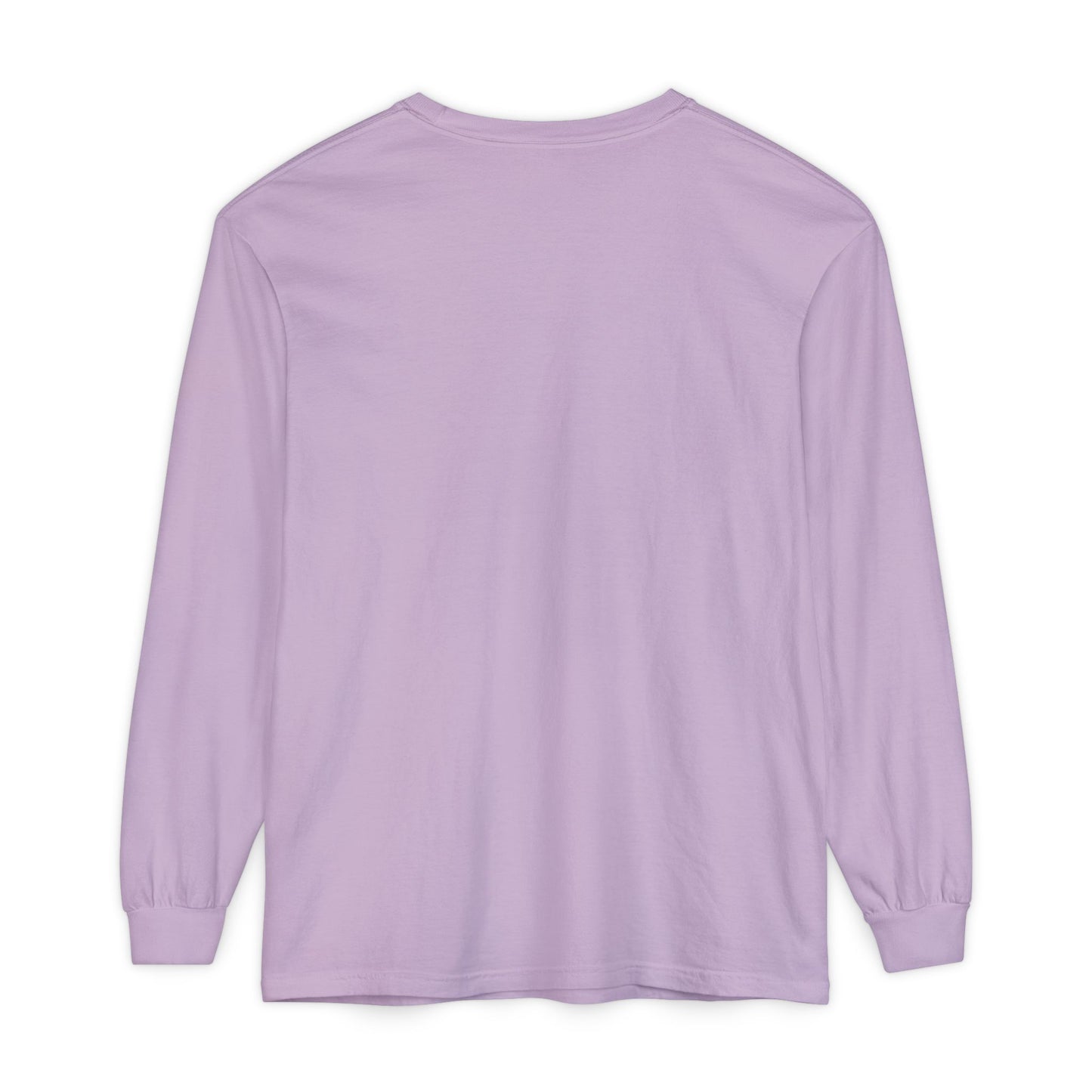Unisex Garment-dyed Long Sleeve T-Shirt (Princess)