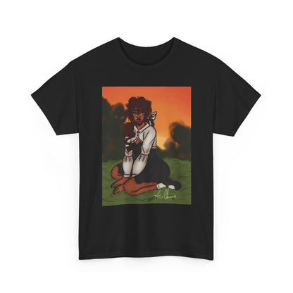 Unisex Heavy Cotton Tee (Sunset)