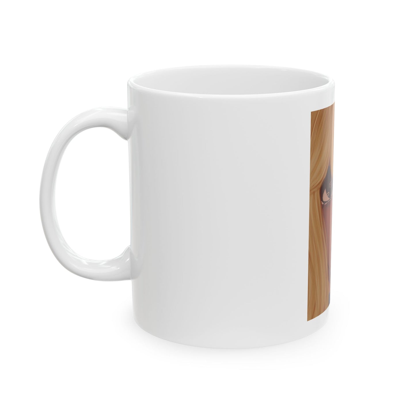 Ceramic Mug, (11oz, 15oz) - Heart Eyes