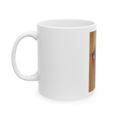 Ceramic Mug, (11oz, 15oz) - Heart Eyes
